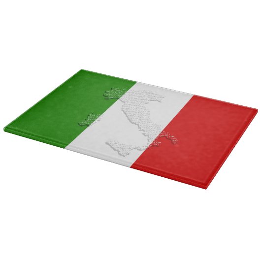 Italiaanse vlag snijplank (Hoek)