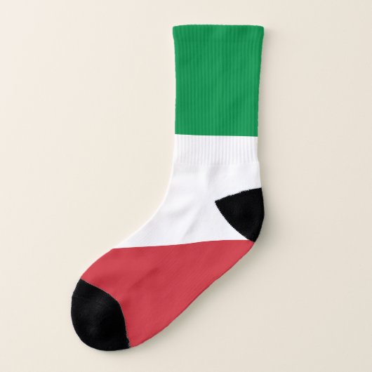 Italiaanse vlag sokken (Links - buitenkant)