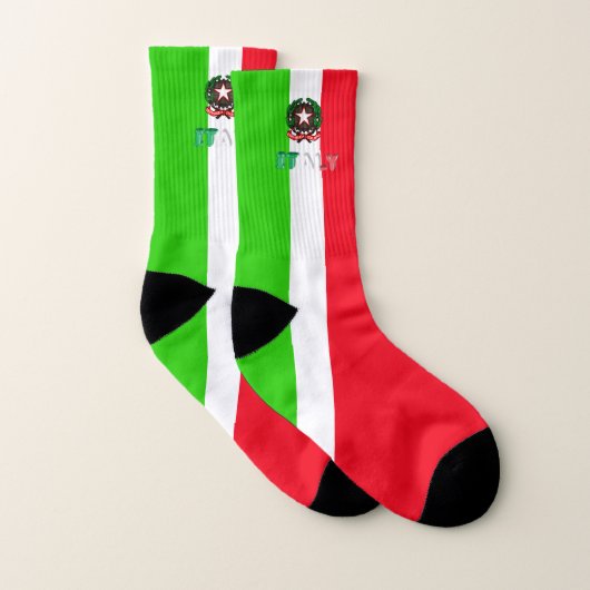 Italiaanse vlag sokken (Paar)