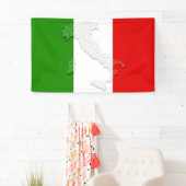 Italiaanse vlag spandoek (Insitu)