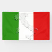 Italiaanse vlag spandoek (Horizontaal)
