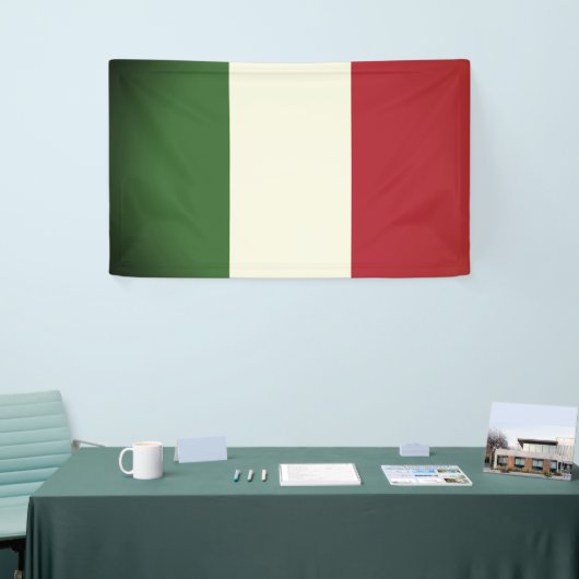 Italiaanse vlag spandoek (Beurs)
