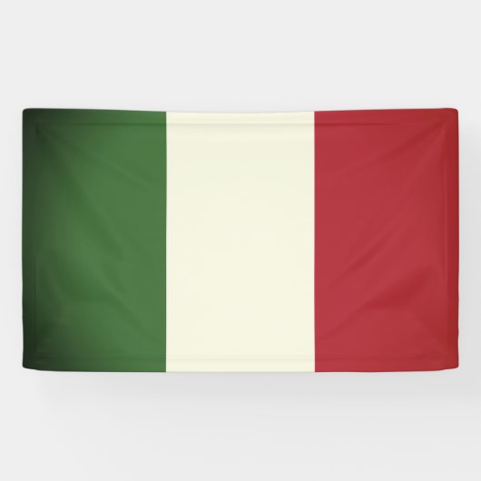 Italiaanse vlag spandoek (Horizontaal)