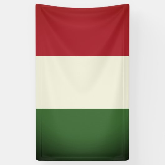 Italiaanse vlag spandoek (Verticaal)