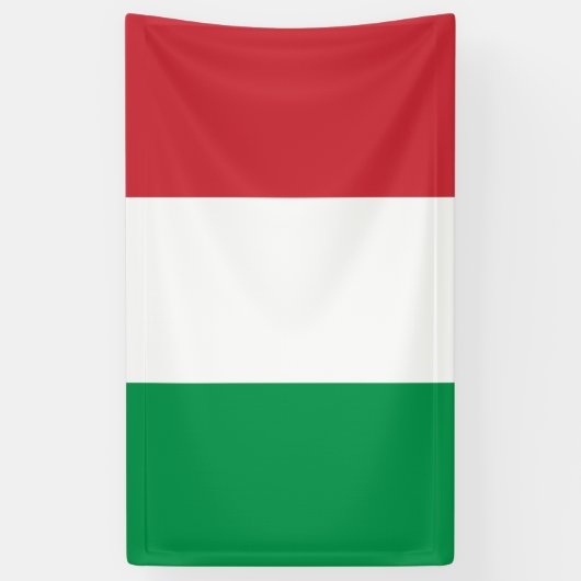 Italiaanse vlag spandoek (Verticaal)