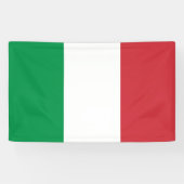 Italiaanse vlag spandoek (Horizontaal)