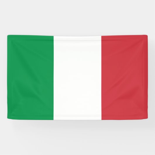 Italiaanse vlag spandoek (Horizontaal)