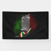 Italiaanse vlag spandoek (Horizontaal)