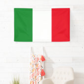 Italiaanse vlag spandoek (Insitu)