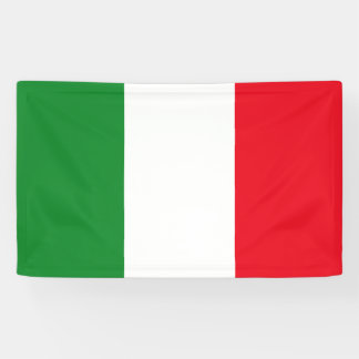Italiaanse vlag spandoek