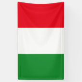 Italiaanse vlag spandoek (Verticaal)