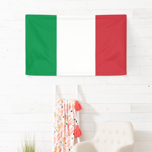 Italiaanse vlag spandoek (Insitu)