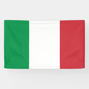 Italiaanse vlag spandoek