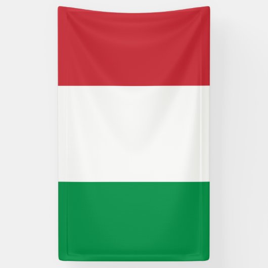 Italiaanse vlag spandoek (Verticaal)