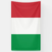 Italiaanse vlag spandoek (Verticaal)