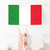 Italiaanse vlag spandoek (Insitu)