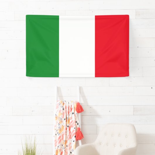 Italiaanse vlag spandoek (Insitu)