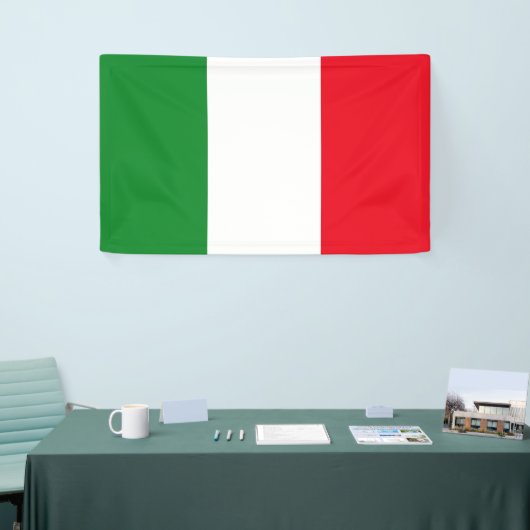 Italiaanse vlag spandoek (Beurs)