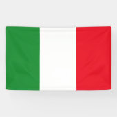 Italiaanse vlag spandoek (Horizontaal)