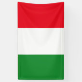 Italiaanse vlag spandoek (Verticaal)