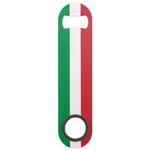 Italiaanse vlag speed flessenopener (Achterkant)