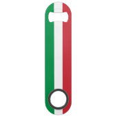 Italiaanse vlag speed flessenopener (Voorkant)