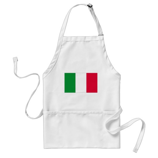 Italiaanse vlag standaard schort (Voorkant)