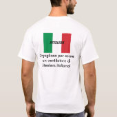 Italiaanse vlag, STEELERS T-shirt (Achterkant)