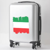 Italiaanse vlag sticker (Koffer)