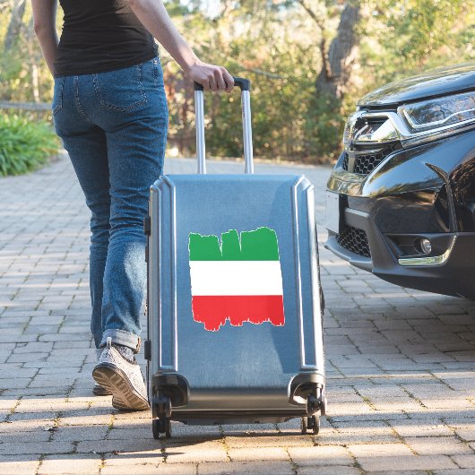Italiaanse vlag sticker (Koffer Insitu)