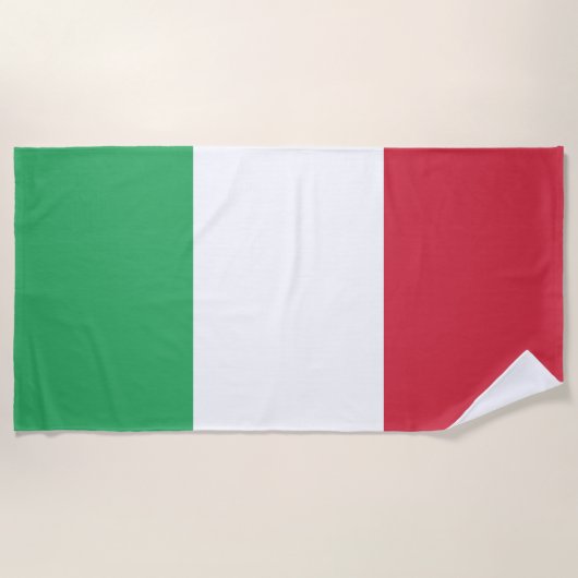 Italiaanse vlag strandlaken (Voorkant)