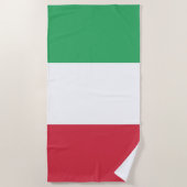 Italiaanse vlag strandlaken (Voorkant)