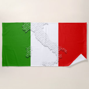 Italiaanse vlag strandlaken