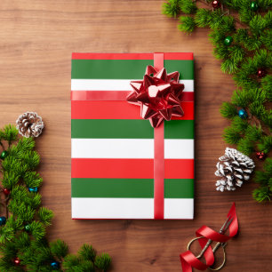 Italiaanse vlag strepen ontwerp cadeaupapier