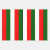 Italiaanse vlag strepen ontwerp inpakpapier vel (Voorkant)