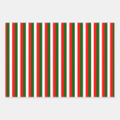 Italiaanse vlag strepen ontwerp inpakpapier vel (Voorkant 3)