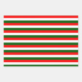 Italiaanse vlag strepen ontwerp inpakpapier vel (Voorkant 2)
