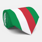 Italiaanse vlag stropdas (Opgerold)