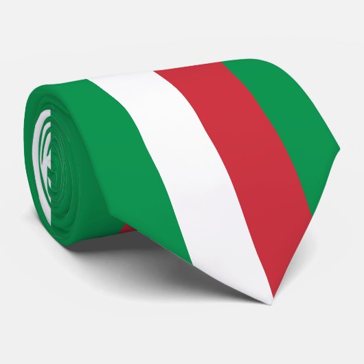 Italiaanse vlag stropdas (Opgerold)