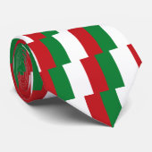 Italiaanse vlag stropdas (Opgerold)