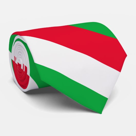 Italiaanse vlag stropdas (Opgerold)