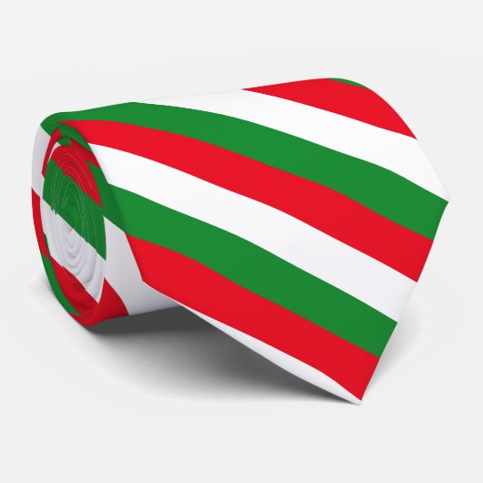 Italiaanse vlag stropdas (Opgerold)