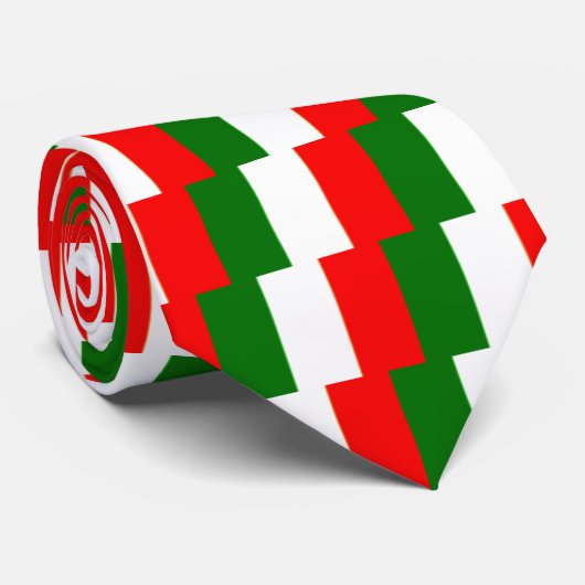 Italiaanse vlag Stropdas (Opgerold)