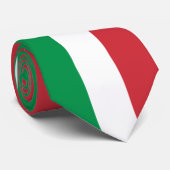 Italiaanse vlag stropdas (Opgerold)