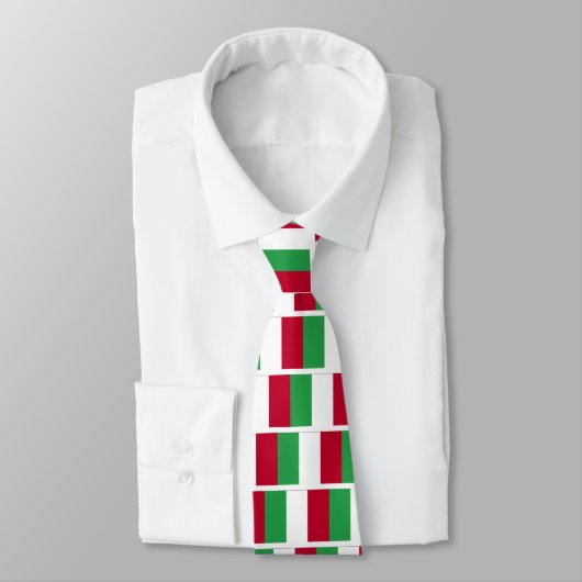 ITALIAANSE VLAG STROPDAS (Gebonden)