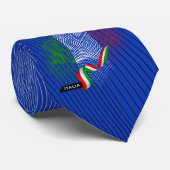 Italiaanse vlag stropdas (Opgerold)