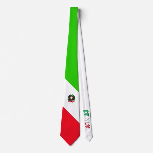 Italiaanse vlag stropdas (Voorkant)