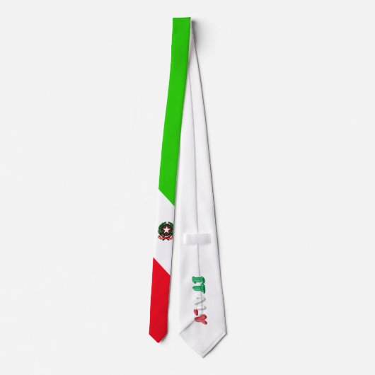 Italiaanse vlag stropdas (Achterkant)