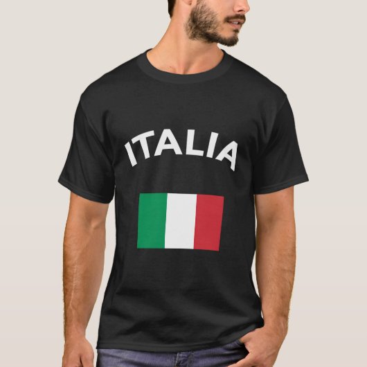 Italiaanse vlag t-shirt (Voorkant)