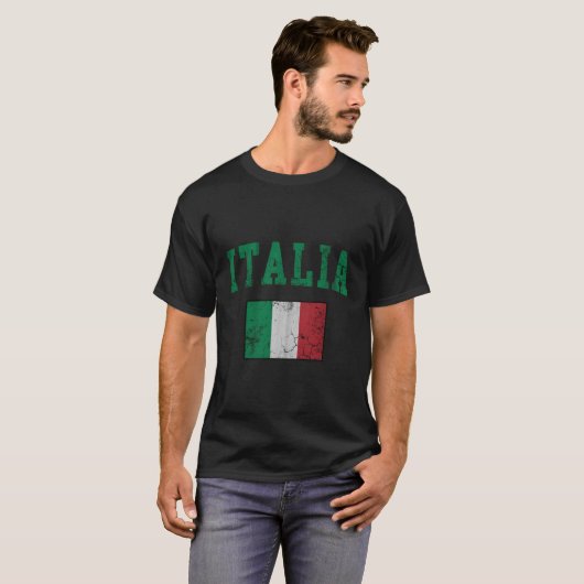 Italiaanse vlag t-shirt (Voorkant volledig)